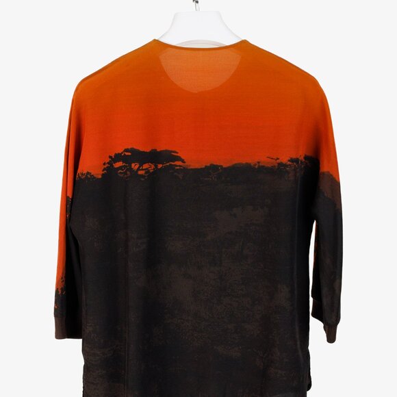 Akris Sunset Giraffe Print Top - Picture 2 of 8